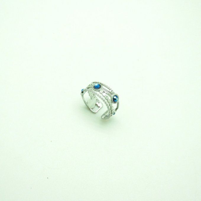 BAGUE GARLAND BLEUE