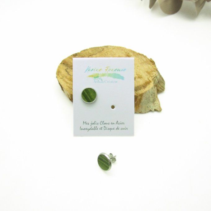 PUCES D'OREILLES VERT GAZON