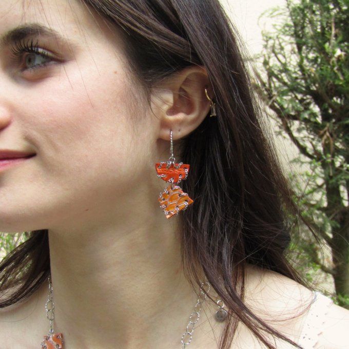 BOUCLES GLEPNIR ORANGE