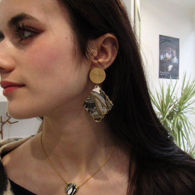 BOUCLES GLEPNIR FEUILLAGE