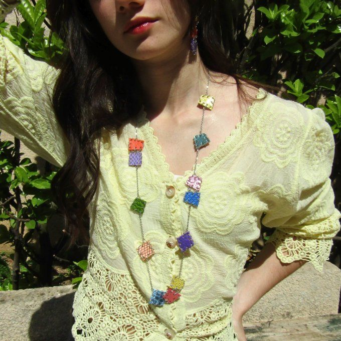 SAUTOIR HOLI COLORFUL