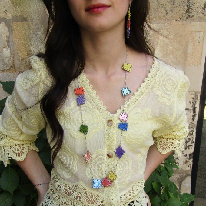 SAUTOIR HOLI COLORFUL