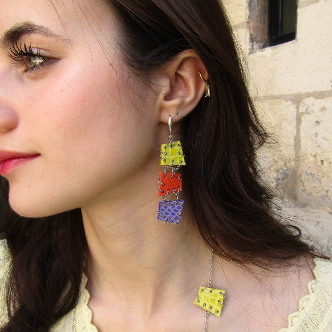 BOUCLES HOLI COLORFUL LONGUES 