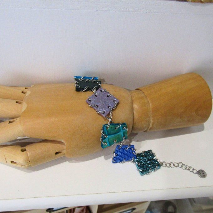 BRACELET HOLI BLEU VERT