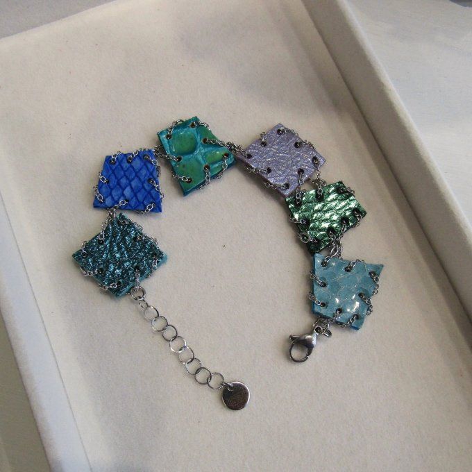 BRACELET HOLI BLEU VERT