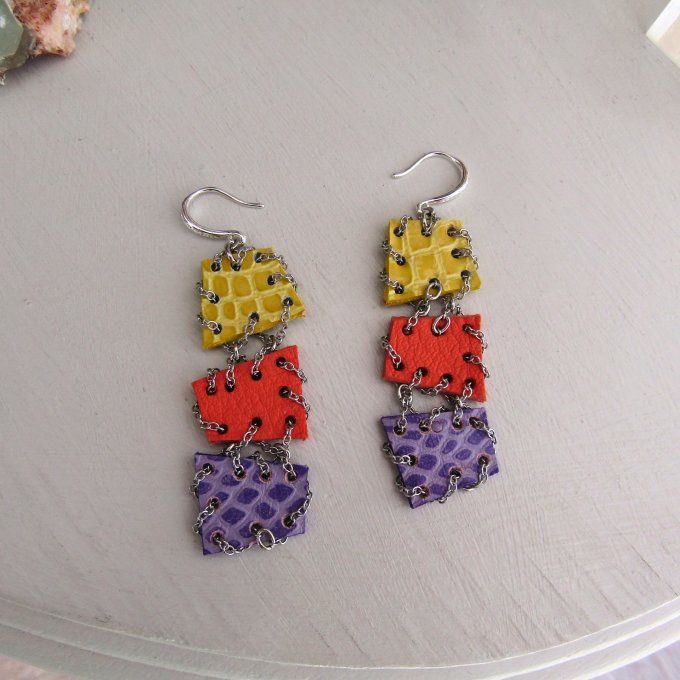 BOUCLES HOLI COLORFUL LONGUES 