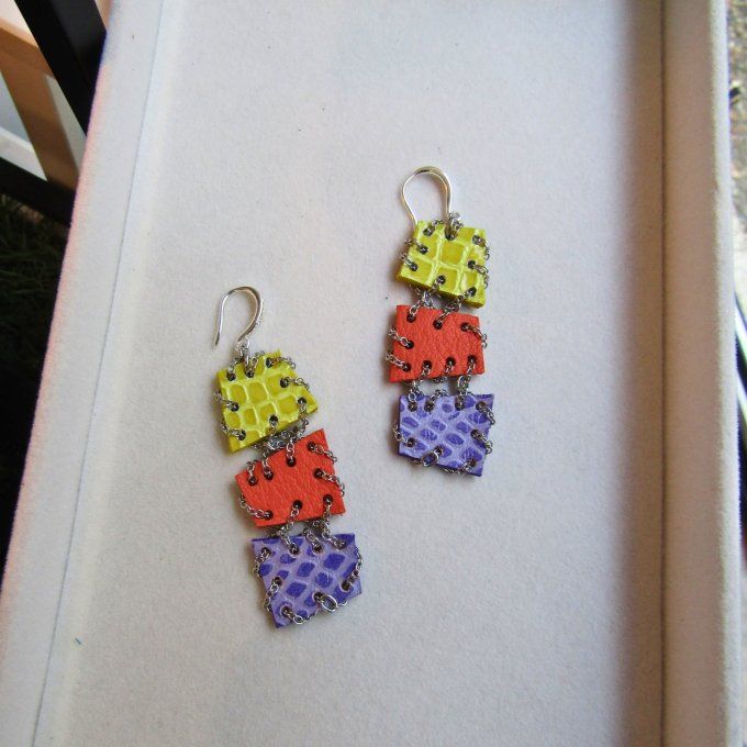 BOUCLES HOLI COLORFUL LONGUES 