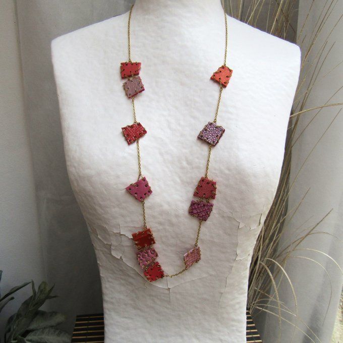 SAUTOIR HOLI ROSE ORANGE