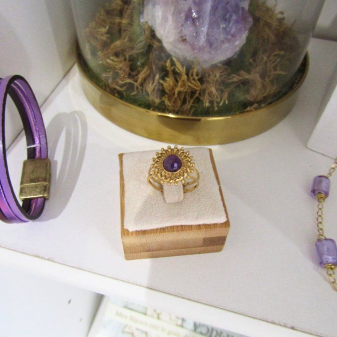 BAGUE SOLARE AMETHYSTE