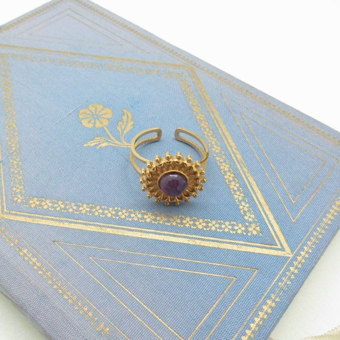 BAGUE SOLARE AMETHYSTE