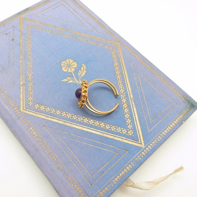 BAGUE SOLARE AMETHYSTE