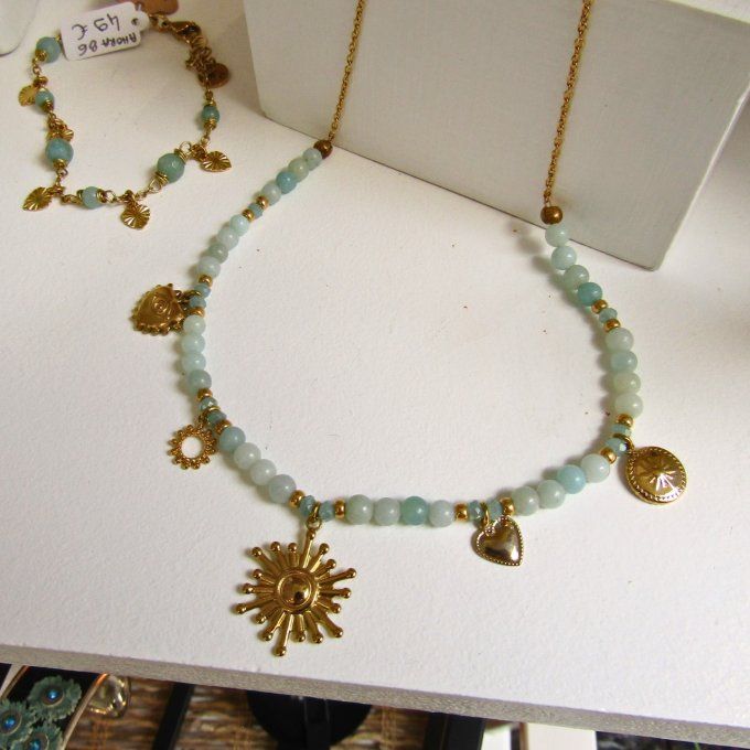 COLLIER AITA AMAZONITE