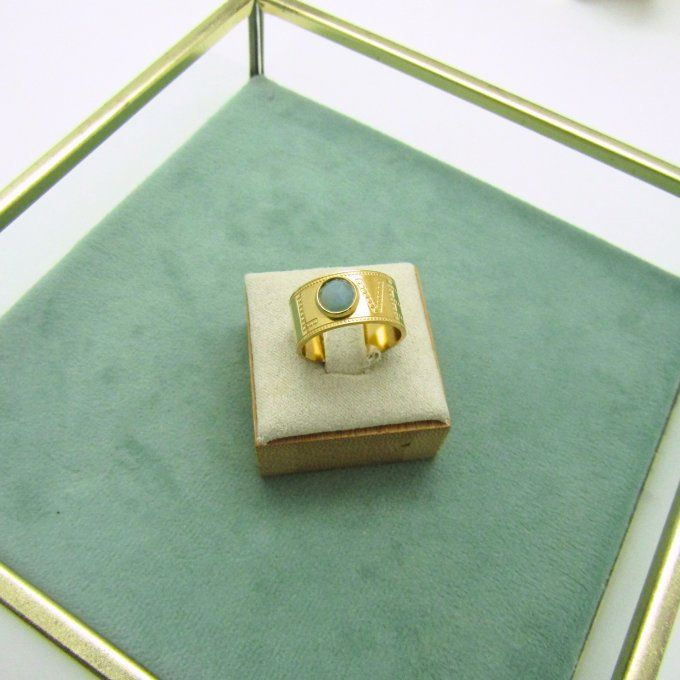 BAGUE LOVE AMAZONITE