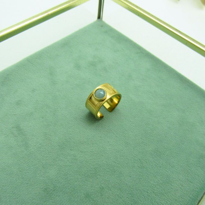 BAGUE LOVE AMAZONITE