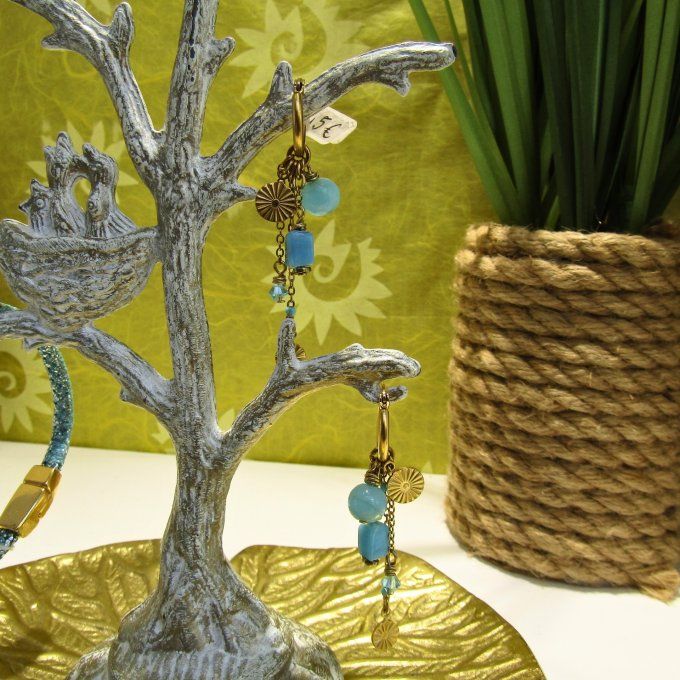 BOUCLES SOLEIL AQUA
