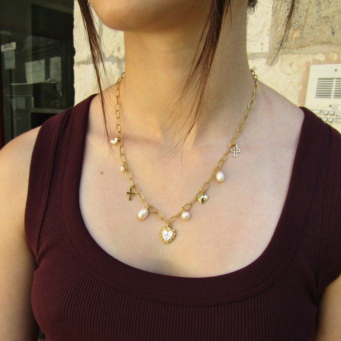 COLLIER FETICHE LOVE CRUZ
