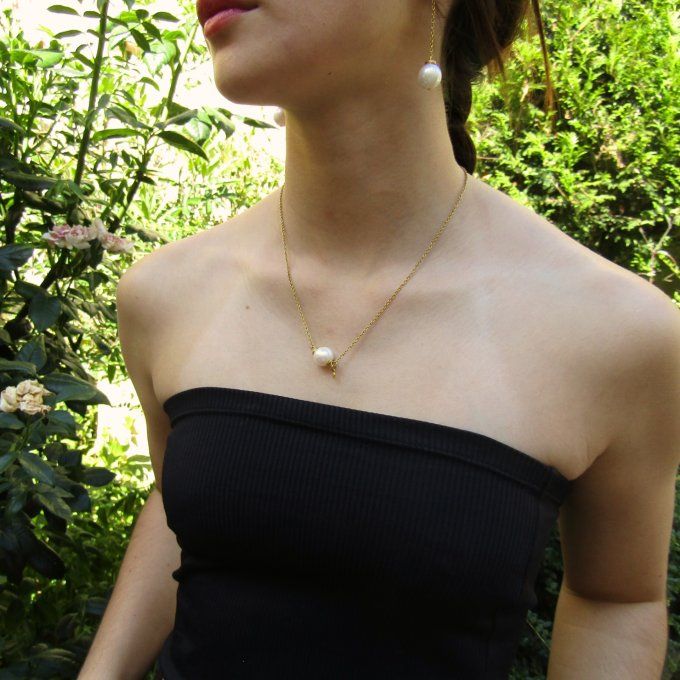 COLLIER PURE BLANC