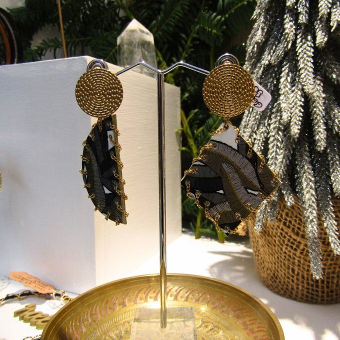 BOUCLES GLEPNIR FEUILLAGE