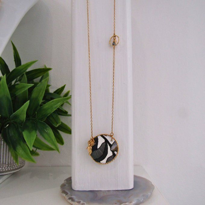 COLLIER SELENE FEUILLAGE LONG