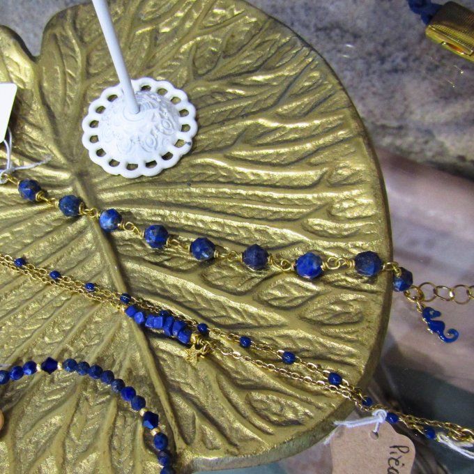 BRACELET LAPIS HYPPOCAMPE