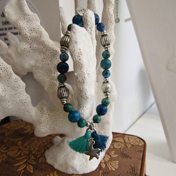 BRACELET LOUISA AZURITE ETOILE