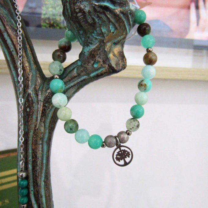 BRACELET LOUISA CHRYSOPRASE