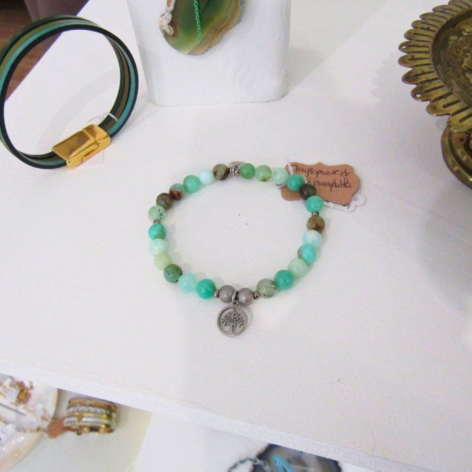 BRACELET LOUISA CHRYSOPRASE