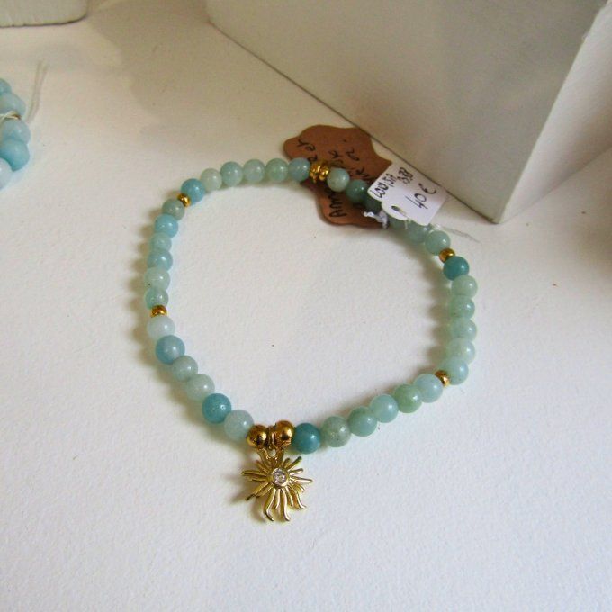 BRACELET SOLEIL AMAZONITE