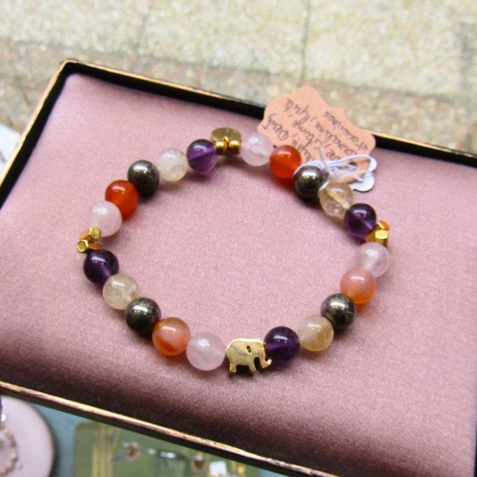 BRACELET ELEPHANT MULTICOLORE