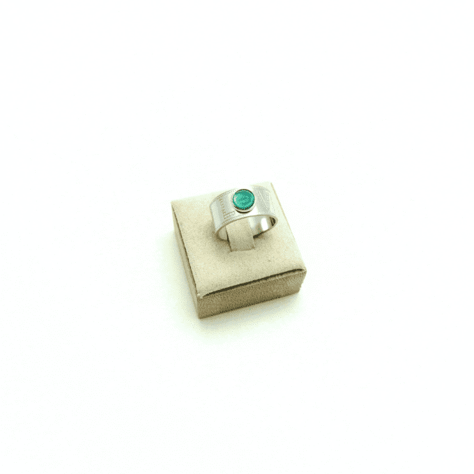 BAGUE LOVE AGATE VERTE