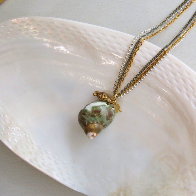 COLLIER MYSHELL POISSON 