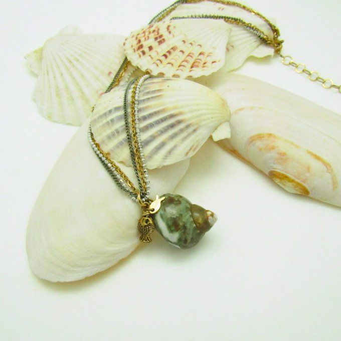 COLLIER MYSHELL POISSON 
