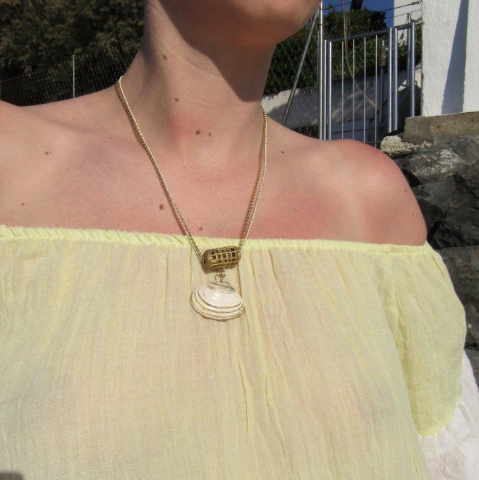 COLLIER GOLD CLAM