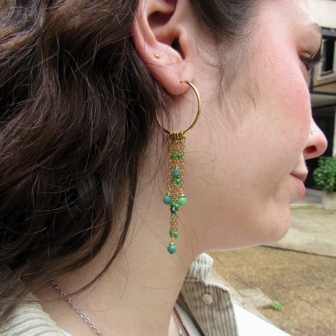 BOUCLES NAUSICAA CHRYSOCOLLE