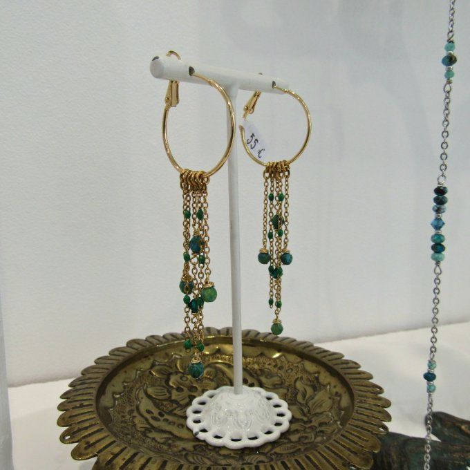 BOUCLES NAUSICAA CHRYSOCOLLE