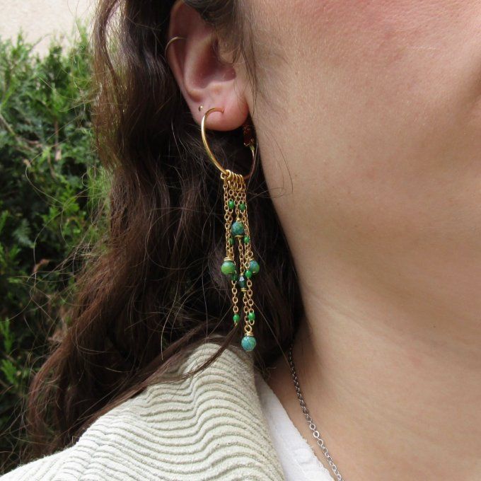 BOUCLES NAUSICAA CHRYSOCOLLE