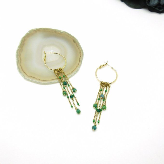 BOUCLES NAUSICAA CHRYSOCOLLE