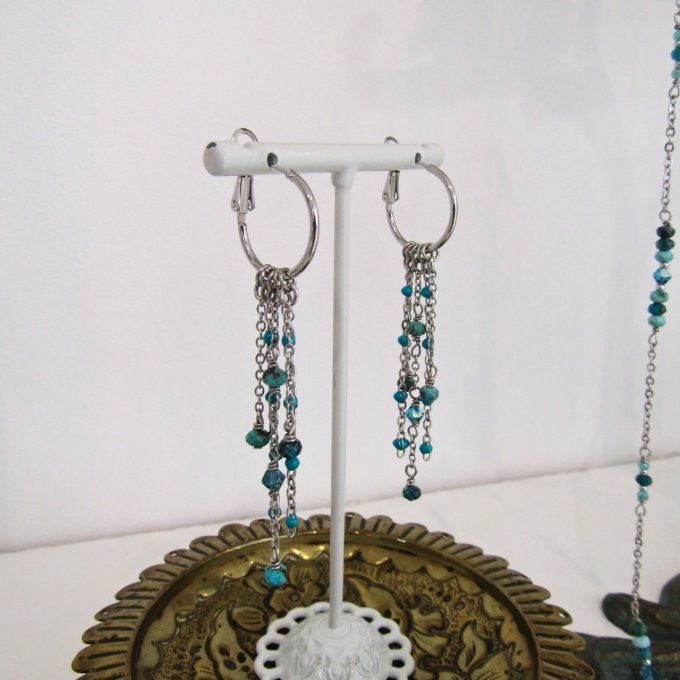 BOUCLES NAUSICAA TURQUOISE