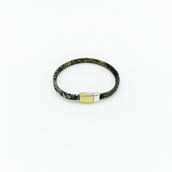 BRACELET ORION SIMPLE NOIR METAL