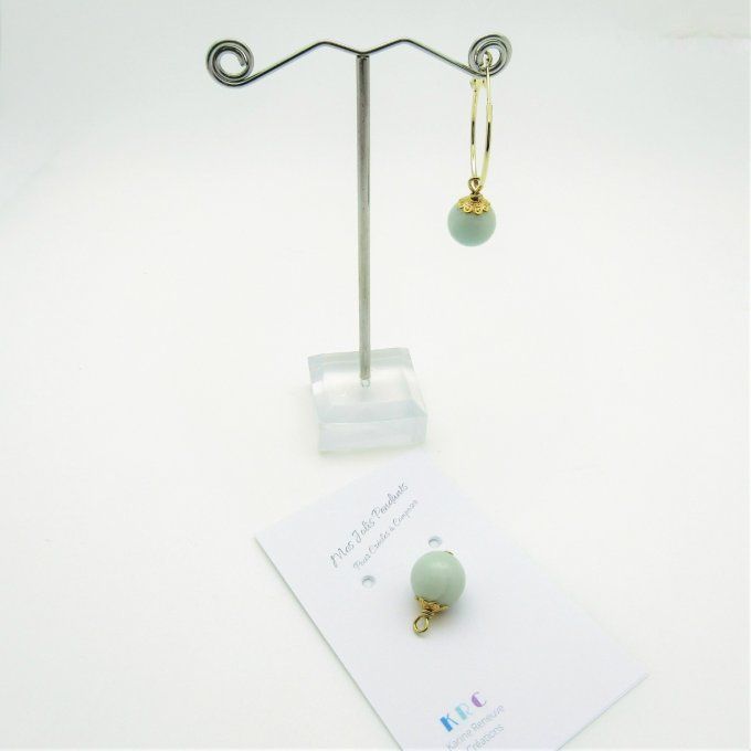 PENDANTS PERLES AMAZONITE