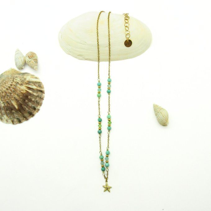 COLLIER PISTACHE