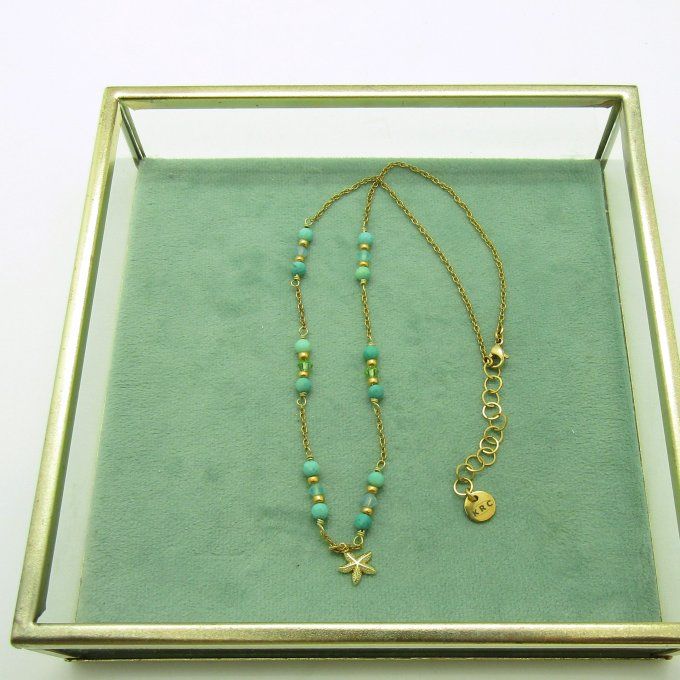 COLLIER PISTACHE