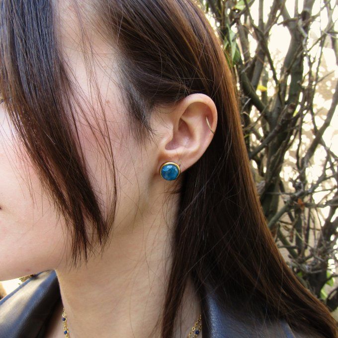 PUCES D'OREILLES APATITE