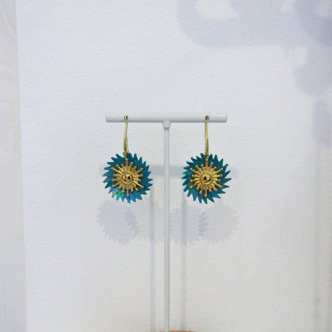 BOUCLES RA TURQUOISE