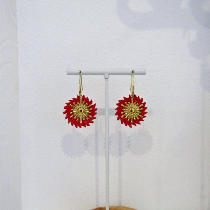 BOUCLES RA VERMILLON