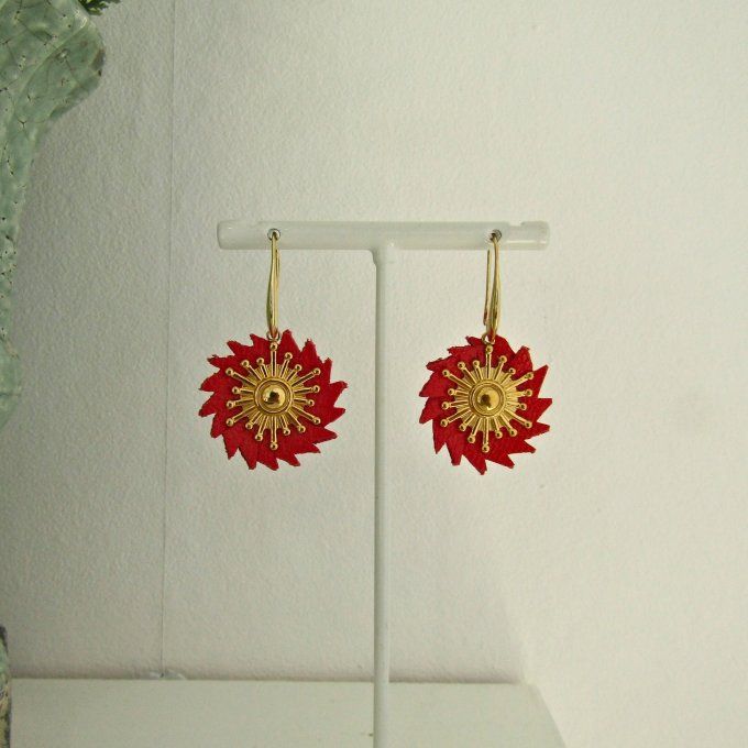 BOUCLES RA VERMILLON