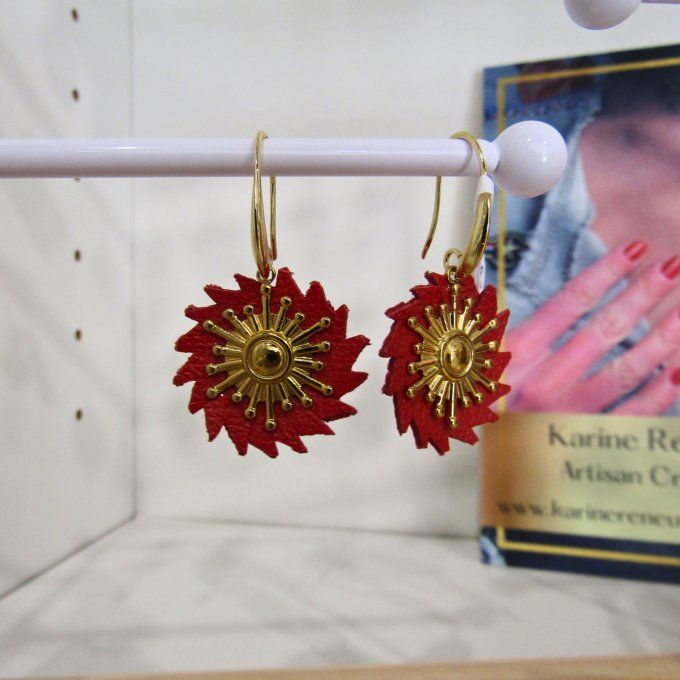 BOUCLES RA VERMILLON