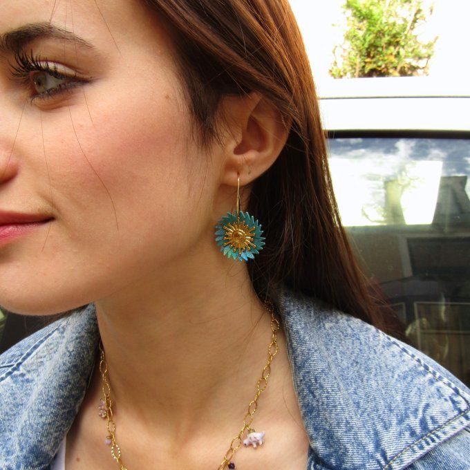 BOUCLES RA TURQUOISE