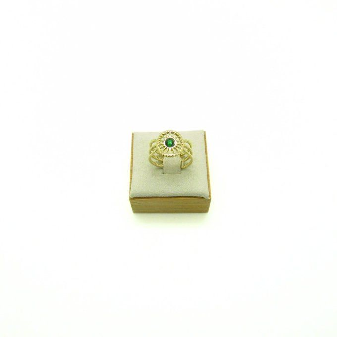 BAGUE WHEEL VERTE