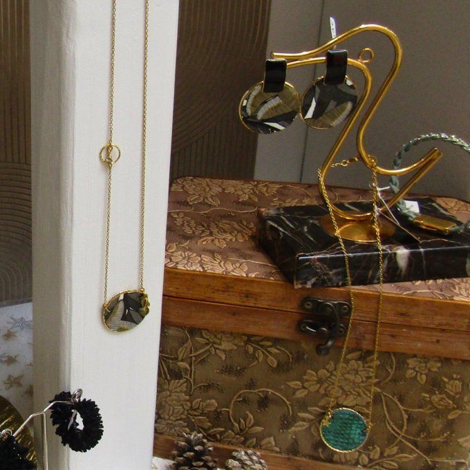 COLLIER SELENE FEUILLAGE LONG